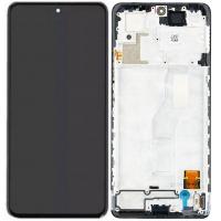 TOUCH SCREEN DISPLAY ORIGINALE XIAOMI PER REDMI NOTE 10 PRO 4G NERO TARNISH
