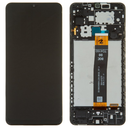 TOUCH SCREEN DISPLAY PER SAMSUNG A12 NACHO A127 CON FRAME ASSEMBLATO
