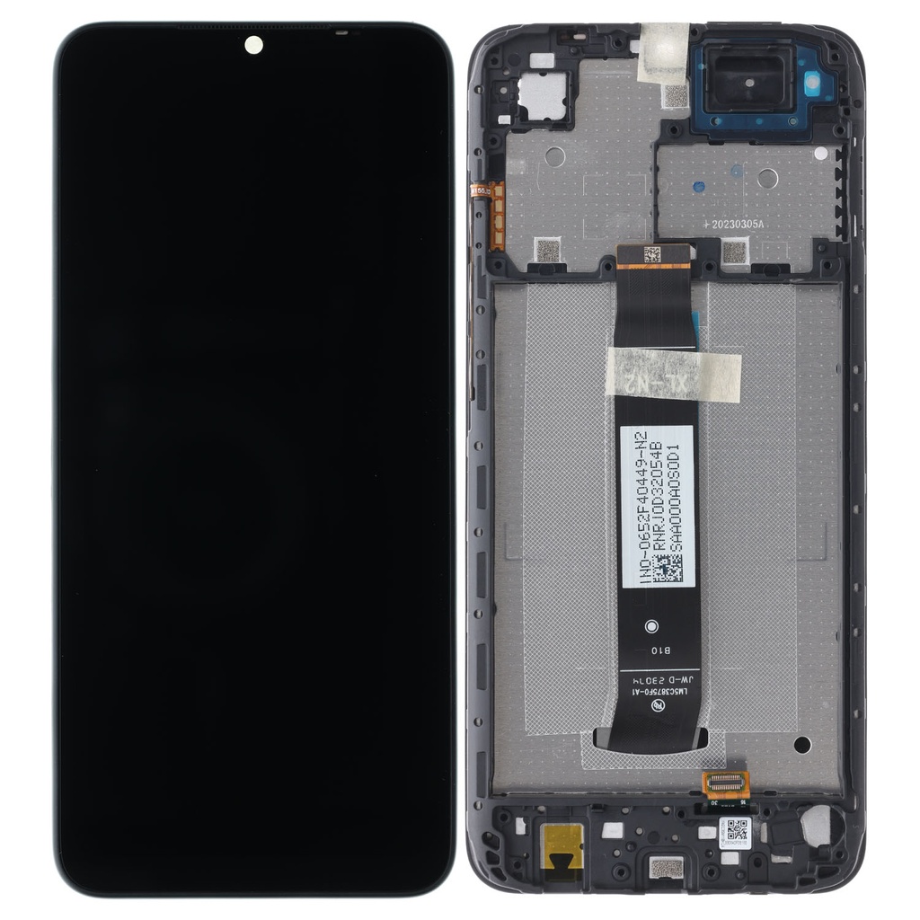 TOUCH SCREEN DISPLAY PER XIAOMI REDMI A2 REDMI A2+ CON FRAME NERO