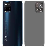 BACK COVER + VETRO FOTCAMERA PER VIVO Y21S BLU