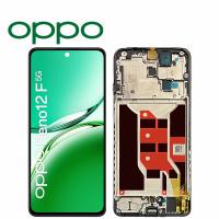 TOUCH SCREEN DISPLAY PER OPPO RENO 12 F 5G CPH2637 CON FRAME NERO SERVICE PACK