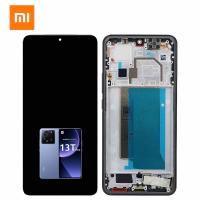 TOUCH SCREEN DISPLAY PER XIAOMI MI 13T / 13T PRO CON FRAME BLU SERVICE PACK