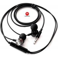 CUFFIE Motorola Handsfree With Microphone 3.5 mm Jack Black Original Bulk