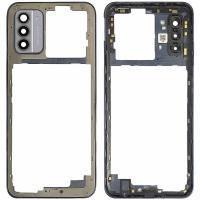 FRAME B + VETRO FOTOCAMERA CAMERA GLASS PER NOKIA G42 5G TA-1581 NERO