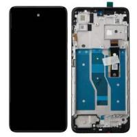 TOUCH SCREEN DISPLAY PER MOTOROLA MOTO G82 5G XT2225 CON FRAME NERO