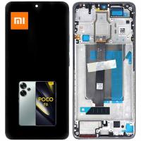 TOUCH SCREEN DISPLAY PER XIAOMI POCO F6 5G (2024) 24069PC21G CON FRAME VERDE SERVICE PACK