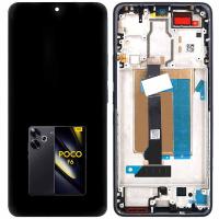 TOUCH SCREEN DISPLAY PER XIAOMI POCO F6 5G (2024) 24069PC21G CON FRAME NERO