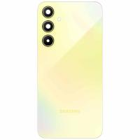 BACK COVER + VETRO FOTOCAMERA PER SAMSUNG GALAXY A35 5G A356 GIALLO