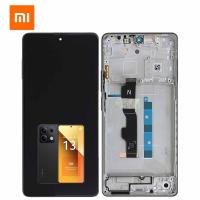TOUCH SCREEN DISPLAY PER XIAOMI REDMI NOTE 13 5G CON FRAME NERO SERVICE PACK