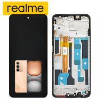 TOUCH SCREEN DISPLAY PER REALME C75 RMX3941 CON FRAME BROWN SERVICE PACK