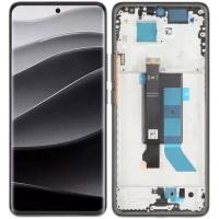 TOUCH SREEN DISPLAY PER XIAOMI REDMI NOTE 14 PRO 5G CON FRAME NERO
