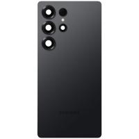BACK CAMERA + VETRO FOTOCAMERA CAMERA GLASS  PER SAMSUNG GALAXY S25 ULTRA S938 NERO