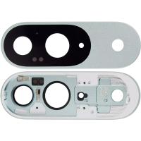 VETRO FOTOCAMERA CAMERA GLASS + FRAME PER GOOGLE PIXEL 9 VERDE