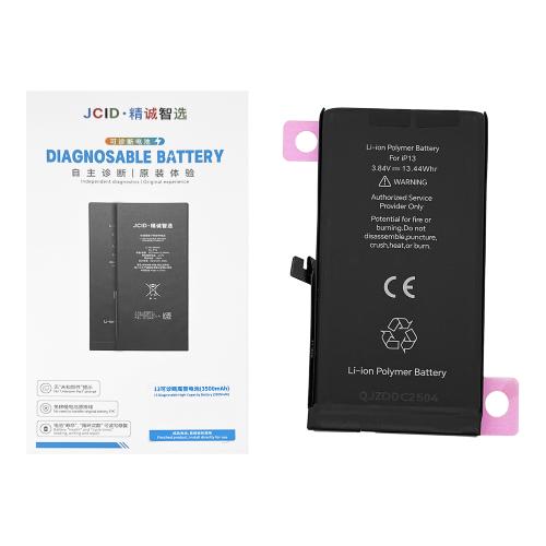 BATTERIA JCID PER APPLE IPHONE 13 HIGH CAPACITY 3500mAh AUTODIAGNOSTICABILE