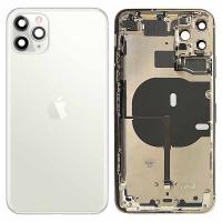 SCOCCA BACK COVER PER APPLE IPHONE 11 PRO MAX SILVER SMONTATA GRADO A