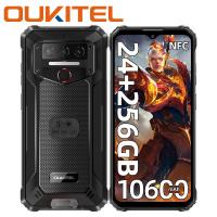 SMARTPHONE OUKITEL WP23 Plus Rugged Phone 10600mAh Battery 6.52-inch Screen Smartphone 8+16/256GB Black In Blister NUOVO