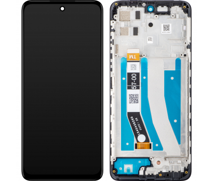 TOUCH SCREEN DISPLAY PER MOTOROLA MOTO G32 XT2235 CON FRAME NERO SERVICE PACK