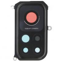 VETRO FOTOCAMERA CAMERA GLASS PER XIAOMI MI 10T / PRO CON FRAME NERO