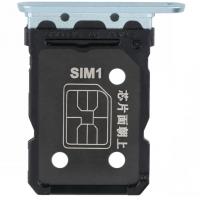 CARRELLO SIM TRAY PER OPPO RENO 6 PRO 5G SILVER