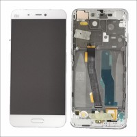[t666] TOUCH SCREEN DISPLAY PER XIAOMI MI 5 CON FRAME BIANCO