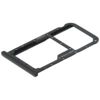 [f1335] CARRELLO SIM PER HUAWEI MATE 10 LITE NERO SIM TRAY BLACK