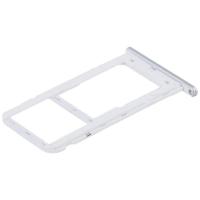 [f4831] CARRELLO SIM TRAY PER HUAWEI Y6 PRO 2017 SILVER