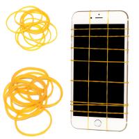 [r347] Nastro Giallo Elastico in Gomma per Riparazione Telefoni 70x1.6mm (0.4KG/1100+ Pezzi)