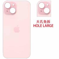 [a2756] BACK COVER PER APPLE IPHONE 15 BIG HOLE ROSA