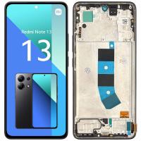 [t3468] TOUCH SCREEN DISPLAY PER XIAOMI REDMI NOTE 13 4G CON FRAME NERO