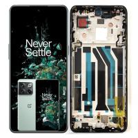[e1608] TOUCH SCREEN DISPLAY PER ONE PLUS 10T 5G / ACE PRO CON FRAME VERDE SERVICE PACK