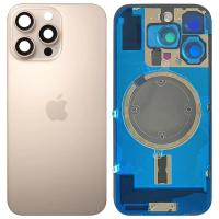 [a3117] BACK COVER PER APPLE IPHONE 16 PRO DESERT TITANIUM GOLD