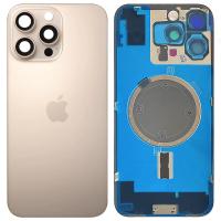 [a3121] BACK COVER PER APPLE IPHONE 16 PRO MAX DESERT TITANIUM GOLD
