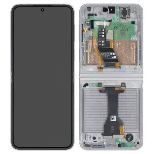 [b10210] TOUCH SCREEN DISPLAY PER SAMSUNG GALAXY Z FLIP 6 F741 INNER SERVICE PACK SILVER