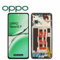 [y2922] TOUCH SCREEN DISPLAY PER OPPO RENO 12 F 4G CPH2687 CON FRAME NERO SERVICE PACK