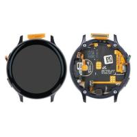 [b10225] TOUCH SCREEN DISPLAY PER SAMSUNG GALAXY WATCH ACTIVE 2 44mm R820/R825 CON FRAME NERO SERVICE PACK