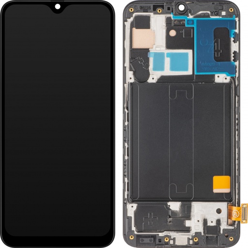 [b10229] TOUCH SCREEN DISPLAY PER SAMSUNG GALAXY A40 A405 CON FRAME (ECONOMICO)