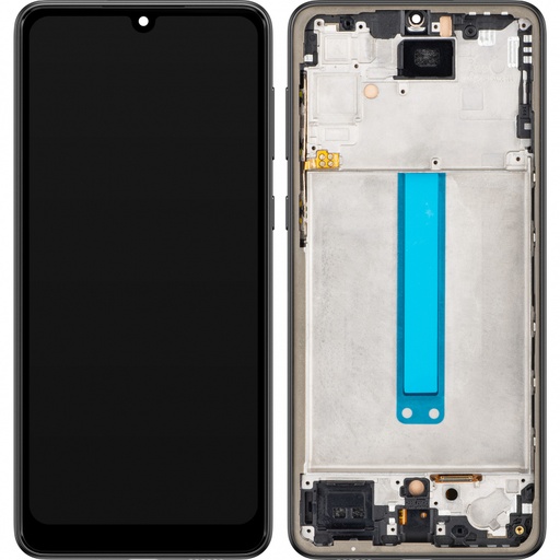 [b10232] TOUCH SCREEN DISPLAY PER SAMSUNG GALAXY A33 5G A336 CON FRAME NERO (ECONOMICO)