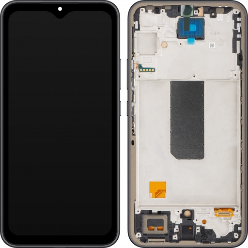[b10233] TOUCH SCREEN DISPLAY PER SAMSUNG GALAXY A34 5G A346 NERO CON FRAME (ECONOMICO)