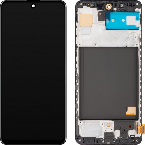 [b10235] TOUCH SCREEN DISPLAY PER SAMSUNG GALAXY A51 A515 CON FRAME (ECONOMICO)