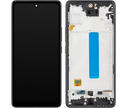 [b10238] TOUCH SCREEN DISPLAY PER SAMSUNG GALAXY A53 5G A536 CON FRAME NERO (ECONOMICO)
