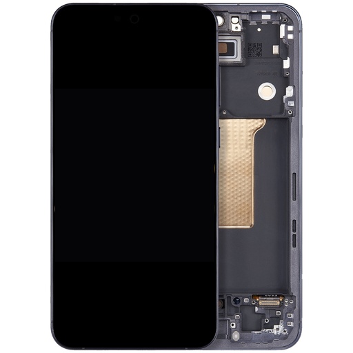 [b10239] TOUCH SCREEN DISPLAY PER SAMSUNG GALAXY A55 5G A556 CON FRAME NERO (ECONOMICO)