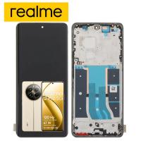 [y2963] TOUCH SCREEN DISPLAY PER REALME 12 PRO 5G RMX3842 BEIGE CON FRAME SERVICE PACK