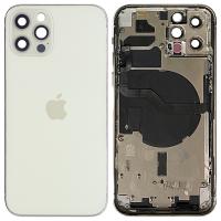 [a3203] SCOCCA PER APPLE IPHONE 12 PRO SILVER BIANCO SMONTATA GRADO A