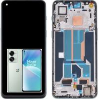 [e1629] TOUCH SCREEN DISPLAY PER ONE PLUS NORD 2T 5G CON FRAME VERDE