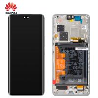 [f7189] TOUCH SCREEN DISPLAY PER HUAWEI HONOR 200 PRO 5G ELP-AN00 CON FRAME BIANCO SERVICE PACK
