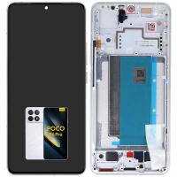 [t3577] TOUCH SCREEN DISPLAY PER XIAOMI POCO F6 PRO 5G (2024) CON FRAME BIANCO