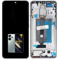 [t3583] TOUCH SCREEN DISPLAY PER XIAOMI POCO F6 5G (2024) 24069PC21G CON FRAME VERDE
