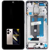[t3585] TOUCH SCREEN DISPLAY PER XIAOMI POCO F6 5G (2024) 24069PC21G CON FRAME GOLD