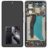 [t3632] TOUCH SCREEN DISPLAY PER XIAMI MI 14T PRO 5G CON FRAME NERO