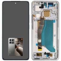 [t3637] TOUCH SCREEN DISPLAY PER XIAMI MI 14T PRO 5G CON FRAME GREY